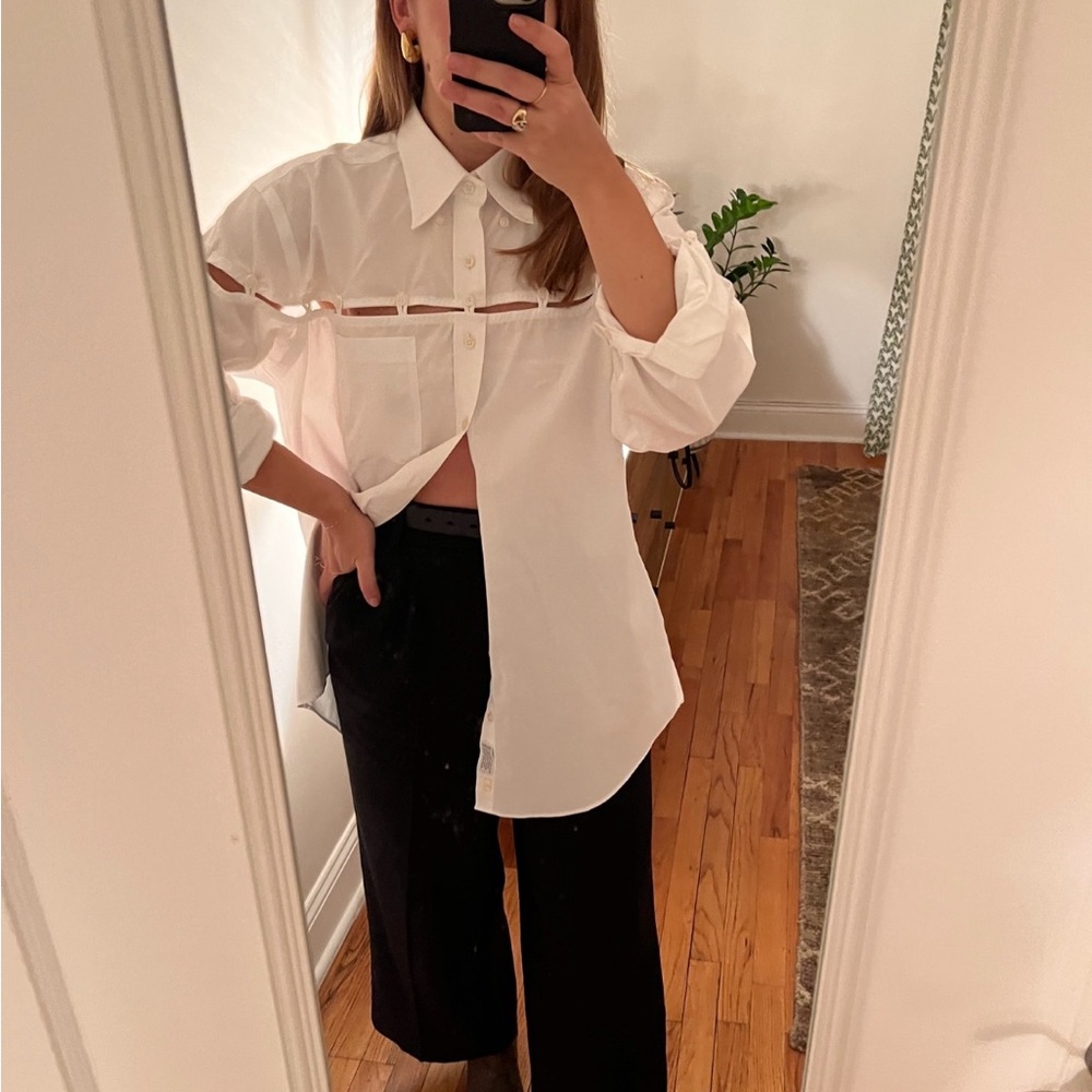 Sibling Vintage Custon Buttondown Shirt, White